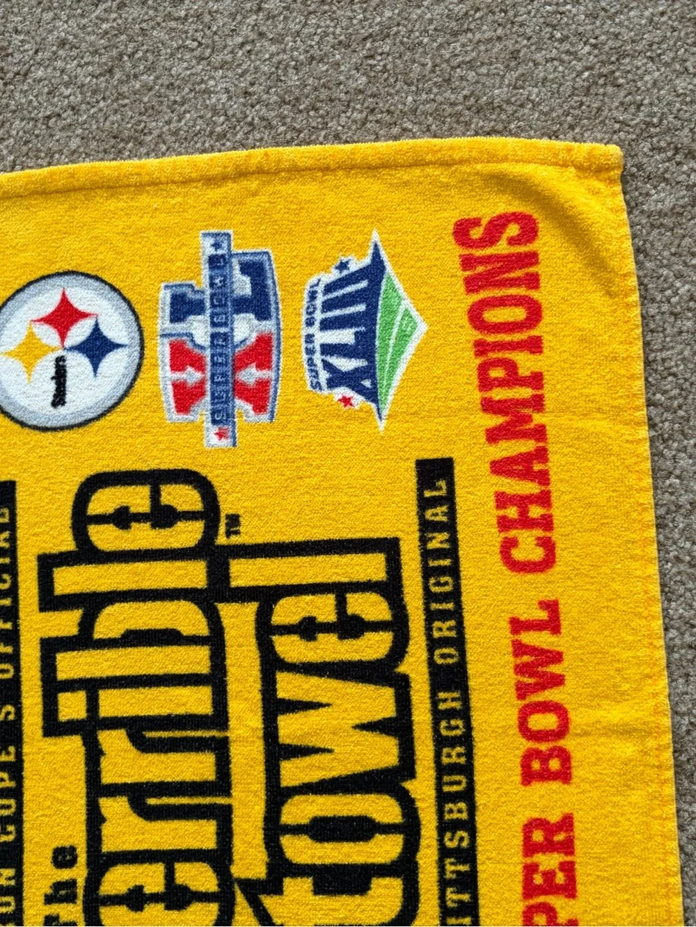 The Terrible Towel Pittsburgh Steelers Yellow Rally Towel